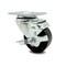 Service Caster 3.5 Inch Phenolic Wheel Swivel Top Plate Caster with Brake SCC-20S3514-PHR-TLB - alternate 1